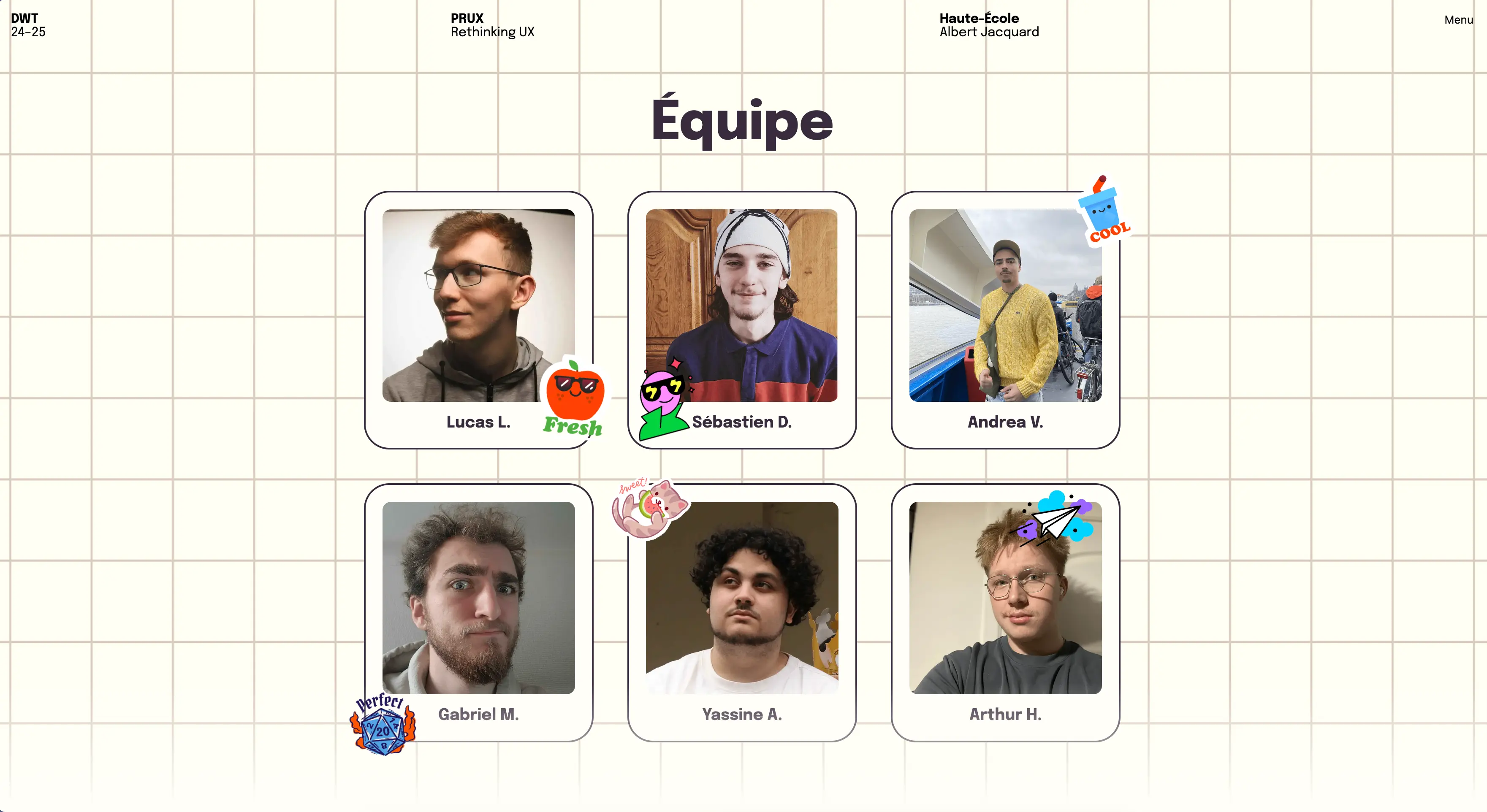 Équipe du projet